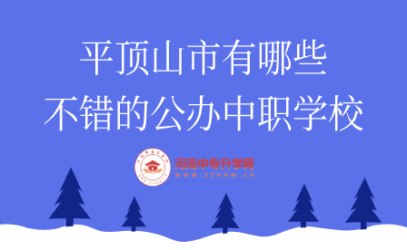 平頂山市有哪些不錯(cuò)的公辦中職學(xué)校